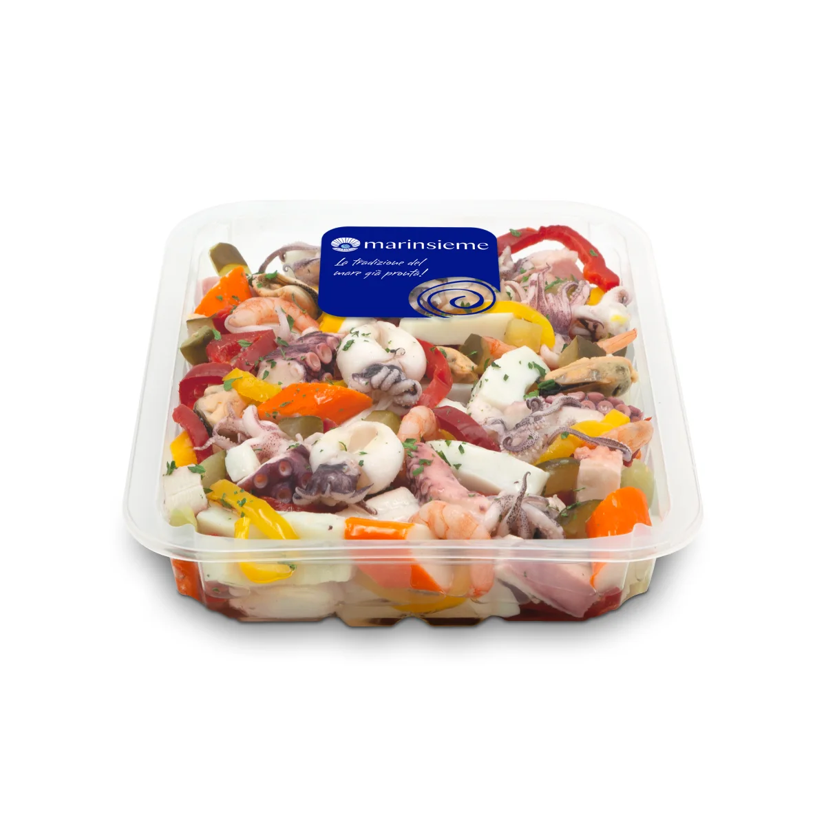 insalata di mare con verdure